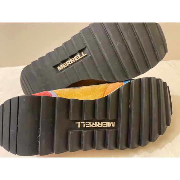 Merrell Women's Size 7.5 Alpine‎ J62546 Colorblock Sneaker Hiking Suede Retro - Picture 7 of 8